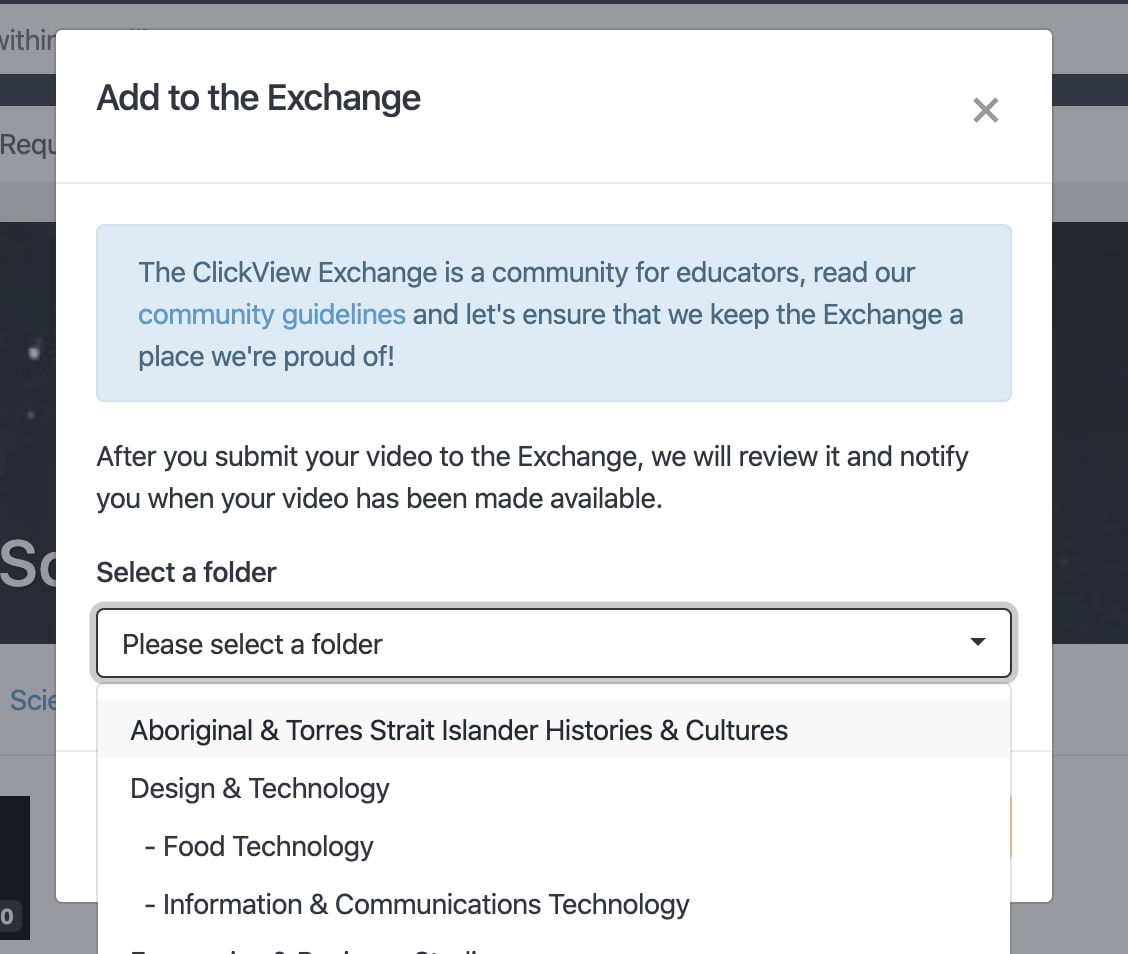 Add to the Exchange