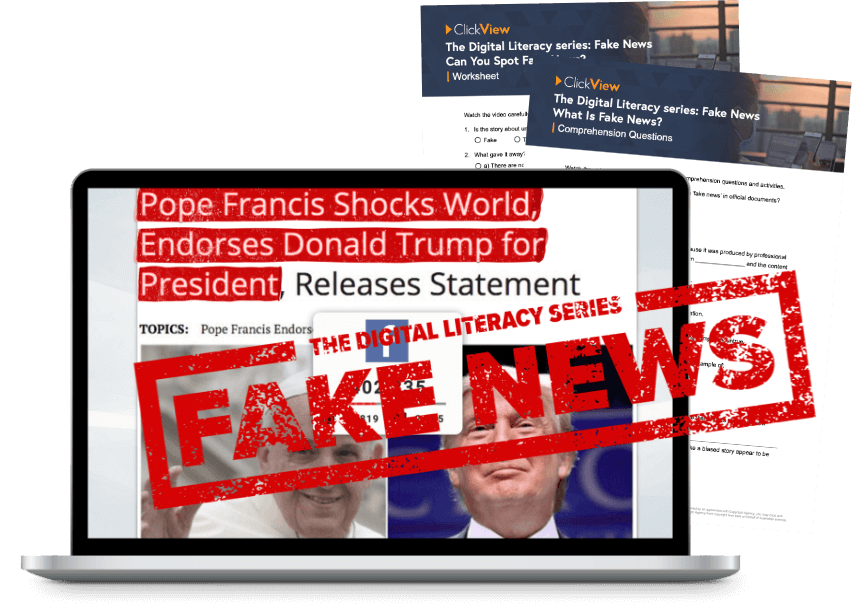 ClickView Fake News hero image