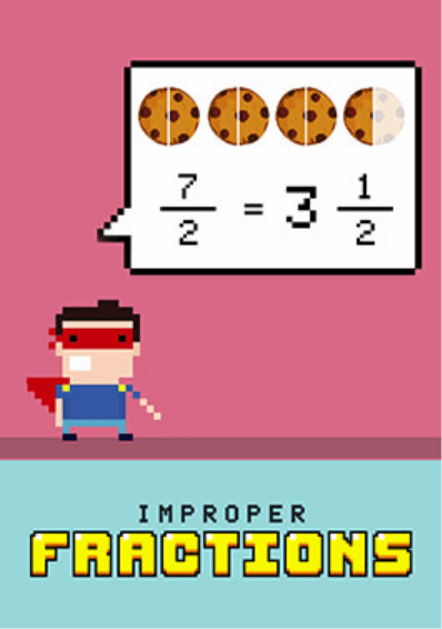 Mixing it up Improper Fractions -image