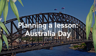 Planning a lesson: Australia Day (repeat)