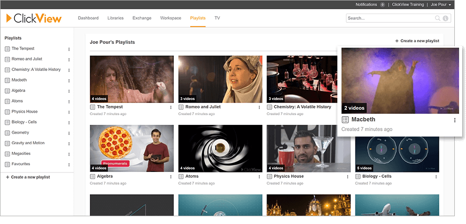 playlists -new