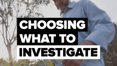 Choosing What to Investigate-video