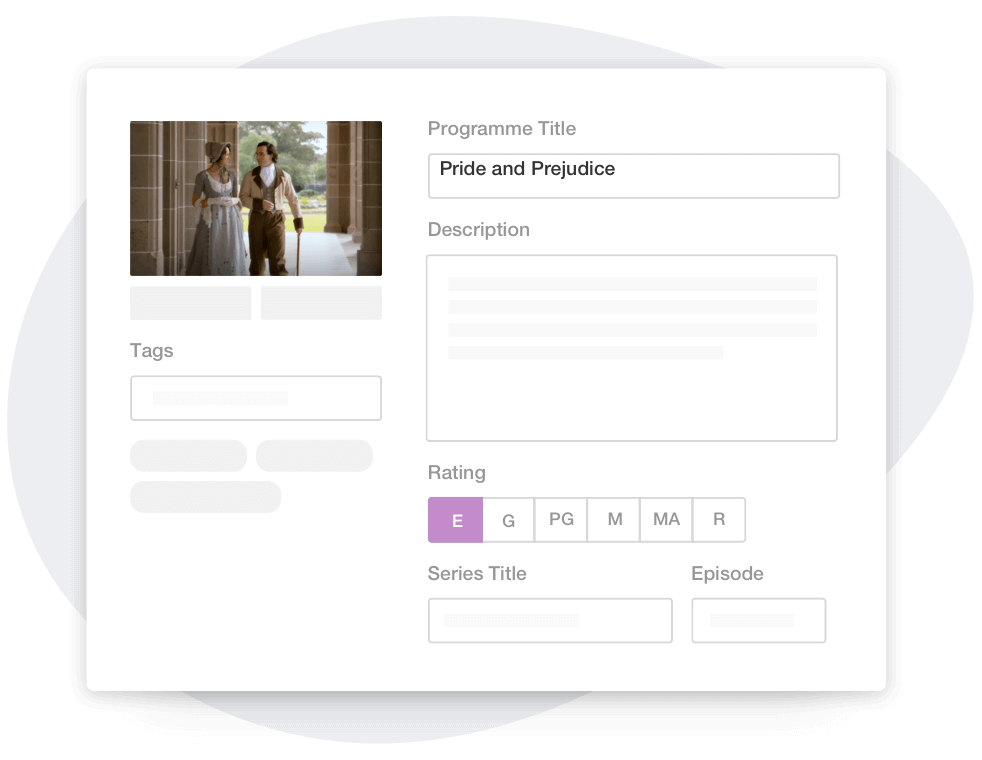 Simple video cataloguing
