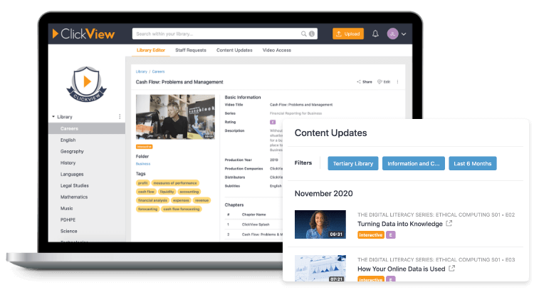 Centralised subscription at ClickView